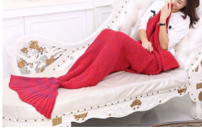 Mermaid Tail Knitting Sleeping Blanket