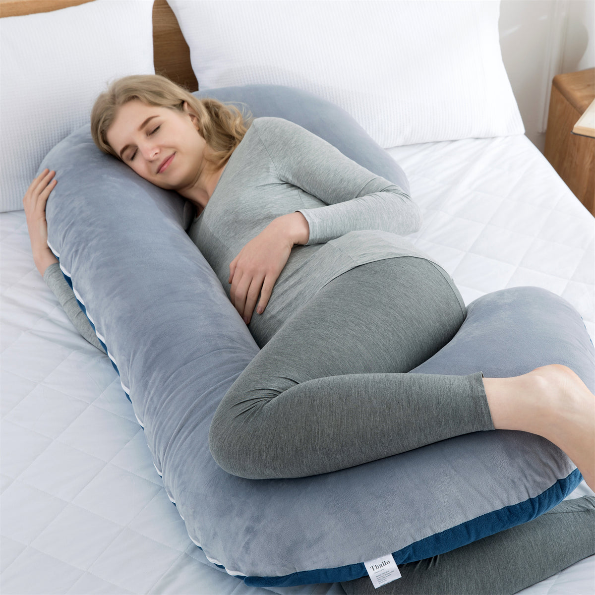 Multi Functional Folding Maternity C Shaped Full Body Sleeping Pillow Pregnancy Body