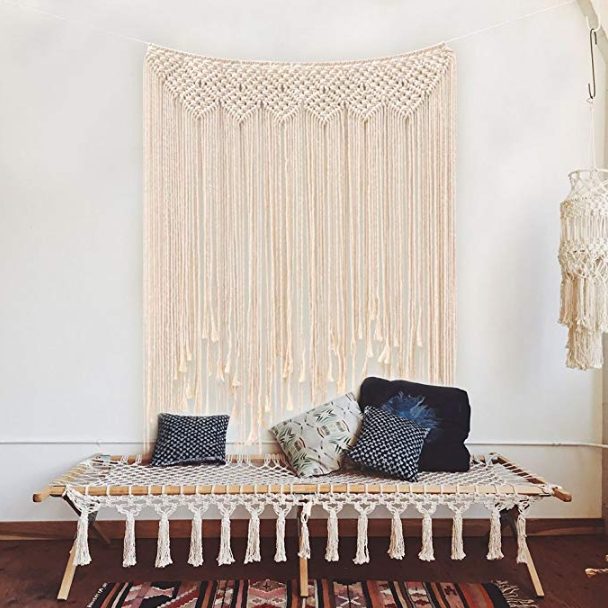 Nordic bohemian hand-woven tapestry